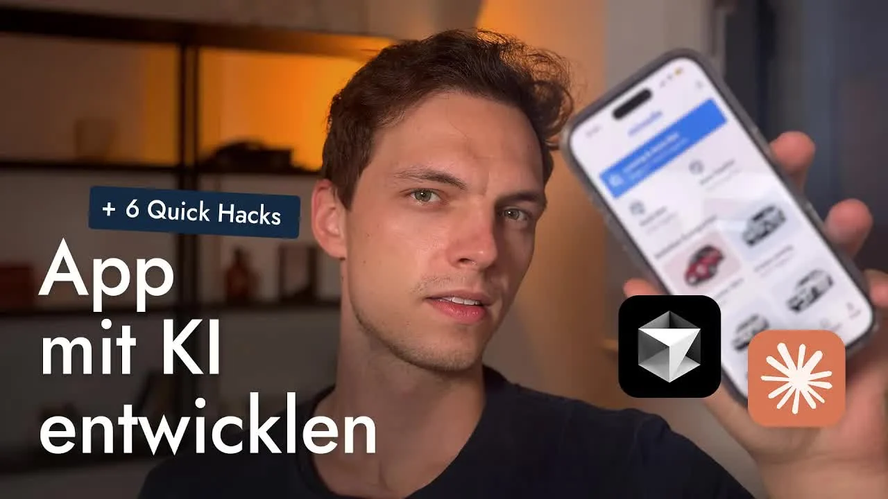 Morten Ohle zeigt die mit KI entwickelte Mivodo-App, Titel: App mit KI erstellen